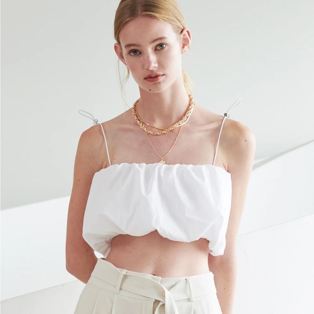 STORETS Ivonne Ruched Bandeau Top